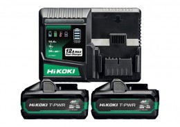 Hikoki UC36YSL2JAZ 36V SUPER Fast Charger + 2 x 18V 8.0AH BSL3640MVT Tabless Batteries £319.95